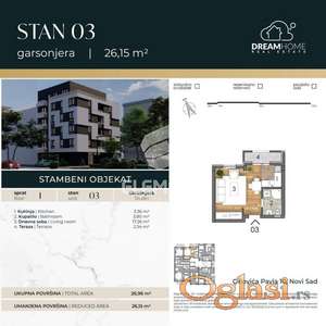 Garsonjera u novogradnji ID#1076