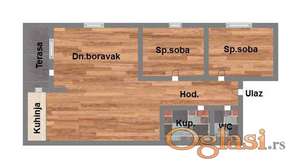 Trosoban - 57m2 - Adice