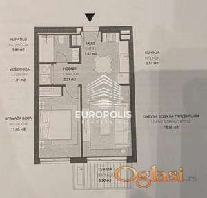 Luksuzan 2.0 stan u Victory Gardens sa garažnim mestom ID#8412