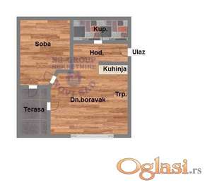 Dvosoban stan na Somborskom Bulevaru