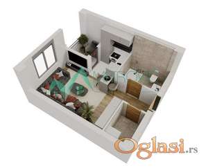 Novi Sad, Salajka - Garsonjera 27m2 