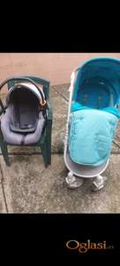 Lorelli Bertoni kolica za bebe (15kg)+ auto sedište (13kg)