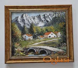 Ulje na platnu - Oaza mira, prelepa slika!