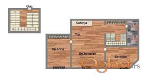 Dvoiposoban stan 60m2 izgradnja rok 2026