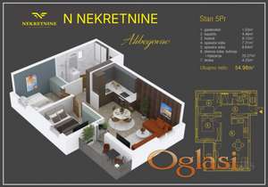 Dvoiposoban stan u kompleksu - direktna prodaja (bez provizije)