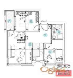 PETROVARADIN, 51m2, Dvoiposoban sa pdv, Izgradnja