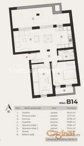 Podbara-Direktna Prodaja-Veliki Trosoban stan 89 m2 sa Velikom Terasom-mogućnost povrata PDV-a-065/385 8880