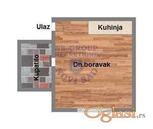 Garsonjera u izgradnji na Adicama