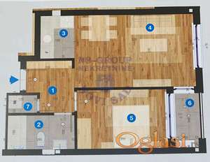 Dvosoban stan u izgradnji na Telepu