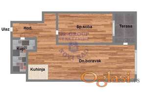 Odličan jednoiposoban stan na Bulevaru Patrijarha Pavla! 39m2