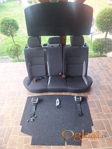 Zadnja klupa sediste Skoda Fabia 4 sedista Fabia 2021-