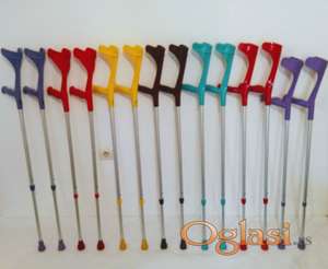 Štake, podlaktne, podesive, aluminijumske, KAO NOVE