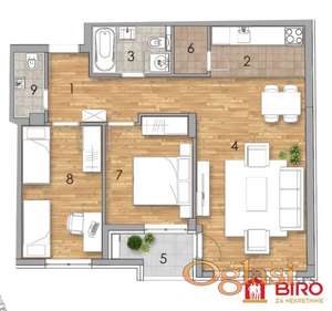 Stanovi u izgradnji odličnog kvaliteta različitih struktura i spratnosti. Podbara - jun 2026.!