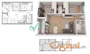 Veternik - Komforan trosoban stan - povrat PDV-a 