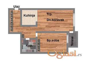 Odlična izgradnja na Grbavici -47m2