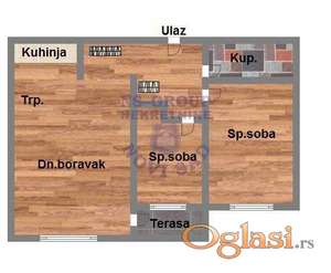 Dvoiposoban 53m2 Bulevar patrijarha Pavla