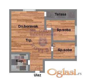 Dvoiposoban stan u Alibegovcu, 48m2