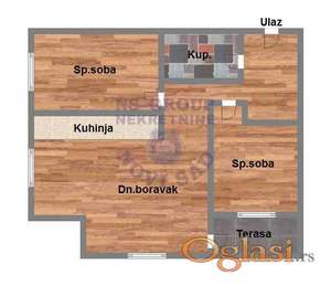 Dvoiposoban stan na Telepu, 57m2