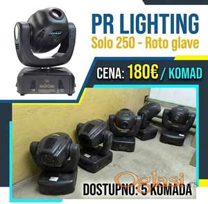 PR LIGHTING Solo 250 - Roto glave (Moving Head)