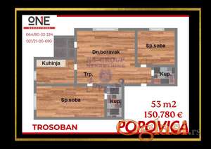 Odličan trosoban stan na Popovici !!