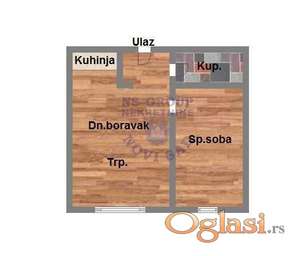 Jednoiposoban stan u izgradnji na Telepu