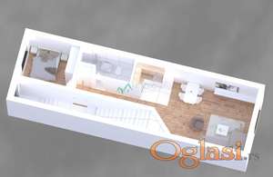 Novi Sad, Telep - Jednoiposoban stan 47 m2 