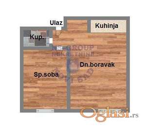 Dvosoban stan na Bulevaru Evrope, 40m2