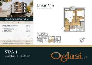 📍 Liman V – Novi Sad - novogradnja | BEZ PROVIZIJE ID#5608