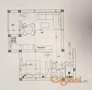 NOVI SAD - VETERNIČKA RAMPA - 41.00 m2