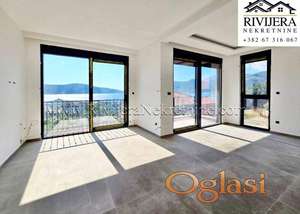 Prodaje se novi dvosoban stan u Tivtu sa pogledom na more