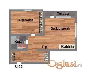 Dvosoban stan u izgradnji,centar grada!