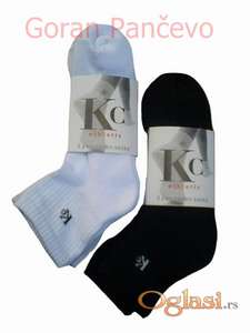 Sportske pamučne čarape - Kc (ojačano stopalo) vel; 40-45