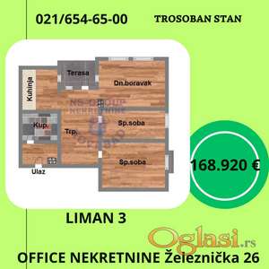 Fenomenalan trosoban Limanski stan