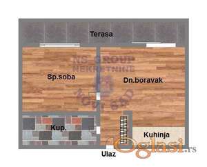 Dvosoban 55m2 Kod Institua