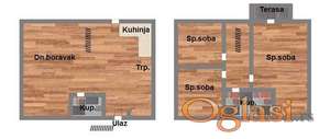 Četvorosoban duplex  stan u izgradnji 89m2