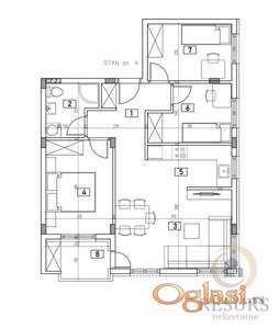 <p>ČETVOROSOBAN STAN U IZGRADNJI SA POVRATOM PDV-A, ADICE