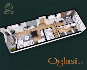 Stanovi u Petrovaradinu (0.5–4.0), 28–125 m² – Agencija Kompas