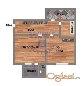 Dvosoban stan- Bulevar patrijarha Pavla!