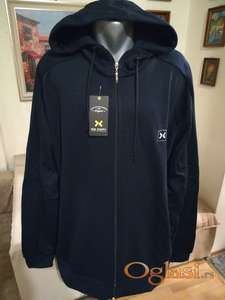 Novi muski pamucni duks sa kragnom i kapuljacom No Copy u velikom broju 6XL Teget Novo