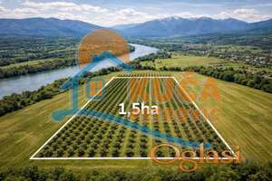 1.5ha ravna parcela, komad