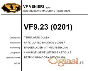 Venieri Vf 9.23 - Katalog delova