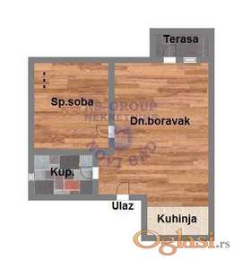 Odličan jednoiposoban stan na Klisi! 37m2