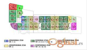 Jednoiposoban stan u luksuznom stambeno-poslovnom kompleksu