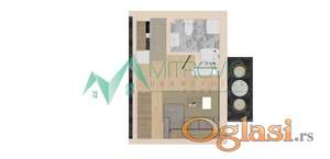 NEVEROVATNA PONUDA! Garsonjera sa terasom po izuzetnoj ceni