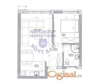 Suretern, 38m2, Novo Naselje