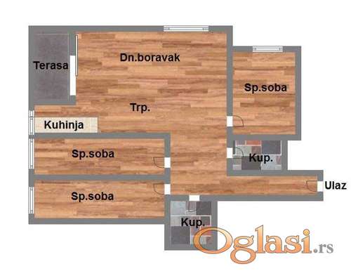 Četvorosoban 86m2