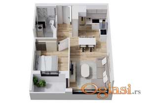 Bulevar patrijarha Pavla,dvosoban,izgradnja