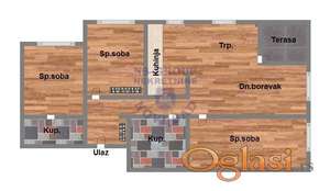 Komforan trosoban! 89m2