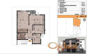 Na prodaju – moderan troiposoban stan u urbanom delu Adica