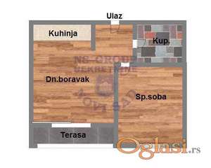 574512-Na prodaju dvosoban stan u izgradnji na Novom Naselju